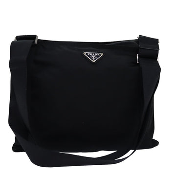 PRADA Shoulder Bag Nylon Black Auth ep4327