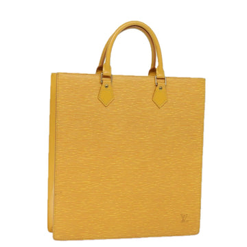 LOUIS VUITTON Epi Sac Plat Hand Bag Yellow M52079 LV Auth ep4375