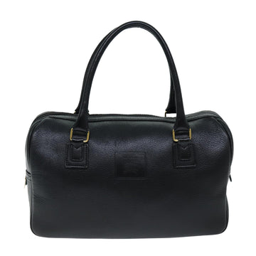 BURBERRYSs Hand Bag Leather Black Auth ep4395