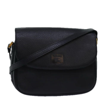 BURBERRYSs Shoulder Bag Leather Black Auth ep4503