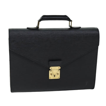 LOUIS VUITTON Epi Serviette Conseiller Briefcase Black M54422 LV Auth ep4520