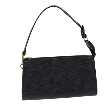 LOUIS VUITTON Epi Pochette Accessoires Pouch Black M52982 LV Auth ep4681