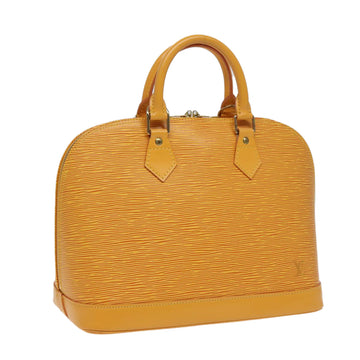 LOUIS VUITTON Epi Alma Hand Bag Yellow M52149 LV Auth ep4768