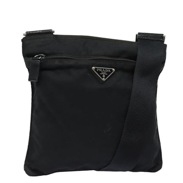 PRADA Shoulder Bag Nylon Black Auth ep4834