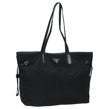 PRADA Tote Bag Nylon Black Auth ep4856