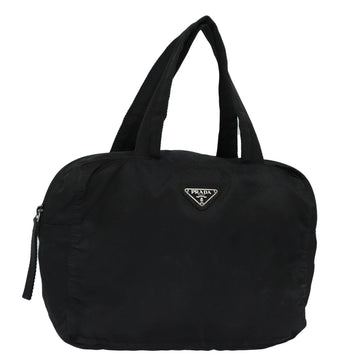 PRADA Hand Bag Nylon Black Auth ep4889