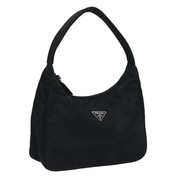 PRADA Hand Bag Nylon Black Auth ep4986