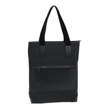 GUCCI GG Canvas Tote Bag Outlet Black 180450 Auth ep5032