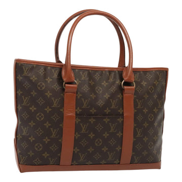 LOUIS VUITTON Monogram Sac Weekend PM Tote Bag M42425 LV Auth ep5556