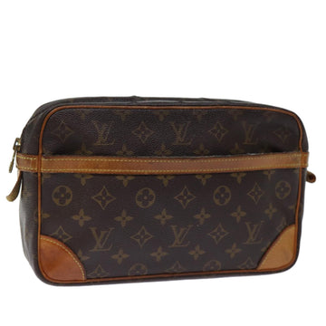 LOUIS VUITTON Monogram Compiegne 28 Clutch Bag M51845 LV Auth fm3381