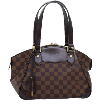 LOUIS VUITTON Damier Ebene Verona PM Hand Bag N41117 LV Auth fm3386