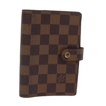 LOUIS VUITTON Damier Ebene Agenda PM Day Planner Cover R20700 LV Auth fm3479