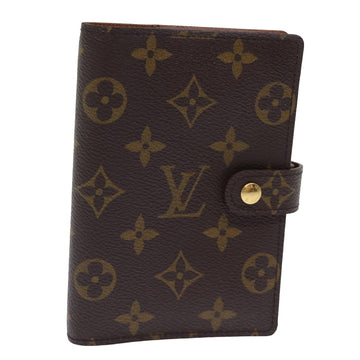 LOUIS VUITTON Monogram Agenda PM Day Planner Cover R20005 LV Auth fm3480