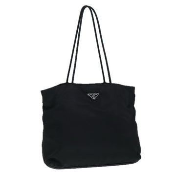 PRADA Tote Bag Nylon Black Auth fm3523