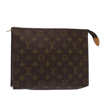 LOUIS VUITTON Monogram Poche Toilette 26 Pouch M47542 LV Auth fm3548