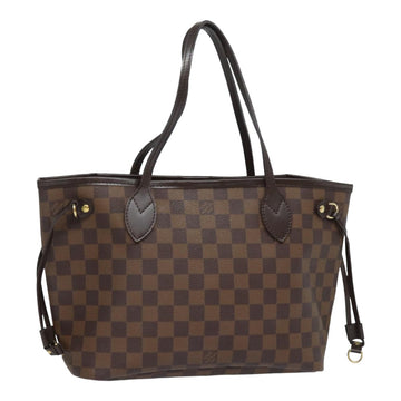 LOUIS VUITTON Damier Ebene Neverfull PM Tote Bag N51109 LV Auth fm3574A