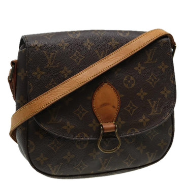 LOUIS VUITTON Monogram Saint Cloud GM Shoulder Bag M51242 LV Auth fm3576