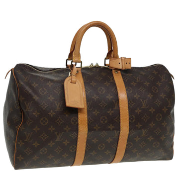 LOUIS VUITTON Monogram Keepall 45 Boston Bag M41428 LV Auth fm3577