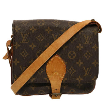 LOUIS VUITTON Monogram Cartouchiere MM Shoulder Bag M51253 LV Auth hk1338