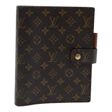 LOUIS VUITTON Monogram Agenda GM Day Planner Cover R20006 LV Auth hk1364