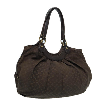 LOUIS VUITTON Monogram Idylle Fantasy Tote Bag Ebene Brown M40408 LV Auth hk1374