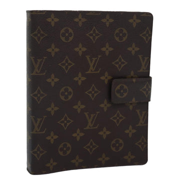 LOUIS VUITTON Monogram Agenda GM Day Planner Cover Vintage R20006 LV Auth hk1494