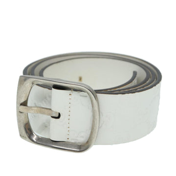 GUCCI GG Canvas ssima Belt Leather 40.9