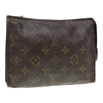 LOUIS VUITTON Monogram Poche Toilette 19 Pouch M47544 LV Auth hk1592