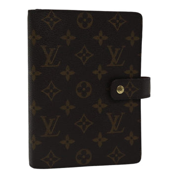 LOUIS VUITTON Monogram Agenda MM Day Planner Cover R20105 LV Auth hk1596