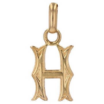 French 1900s 18 Karat Yellow Gold Letter 