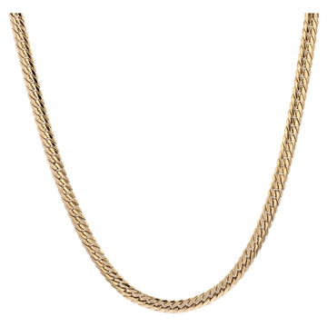 French Modern 18 Karat Yellow Gold Choker Necklace