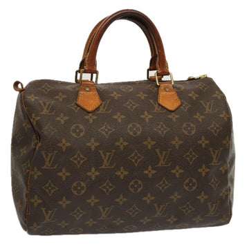 LOUIS VUITTON Monogram Speedy 30 Hand Bag M41526 LV Auth ki4451