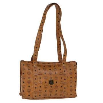 MCM Vicetos Logogram Tote Bag PVC Brown Auth ki4466