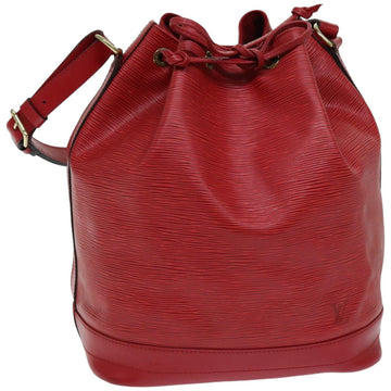 LOUIS VUITTON Epi Noe Shoulder Bag Red M44007 LV Auth ki4494