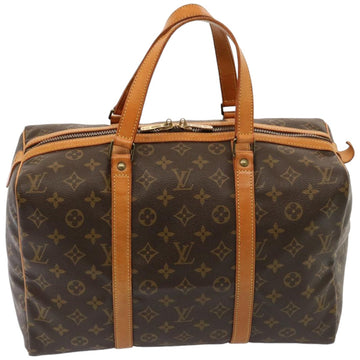 LOUIS VUITTON Monogram Sac Souple 35 Boston Bag M41626 LV Auth ki4514