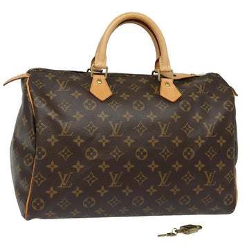 LOUIS VUITTON Monogram Speedy 35 Hand Bag M41524 LV Auth ki4553A