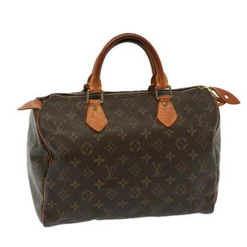 LOUIS VUITTON Monogram Speedy 30 Hand Bag M41526 LV Auth ki4580