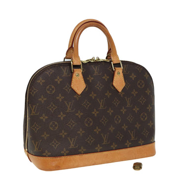 LOUIS VUITTON Monogram Alma Hand Bag M51130 LV Auth ki4611