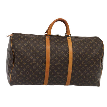 LOUIS VUITTON Monogram Keepall 60 Boston Bag M41422 LV Auth ki4632