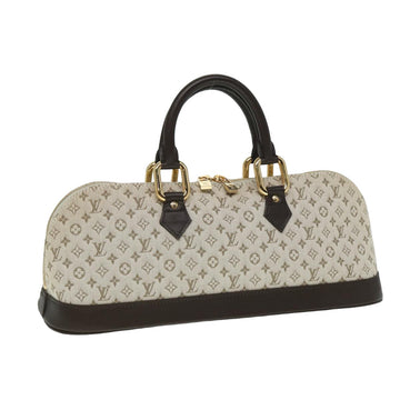 LOUIS VUITTON Monogram Mini Alma Ron Hand Bag Khaki M92206 LV Auth ki4654