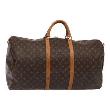 LOUIS VUITTON Monogram Keepall 60 Boston Bag M41422 LV Auth ki4677