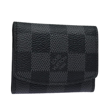 LOUIS VUITTON Damier Graphite Cuff Case LV Auth ki4694