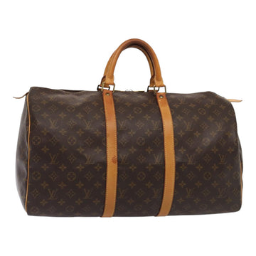 LOUIS VUITTON Monogram Keepall 50 Boston Bag M41426 LV Auth ki4746