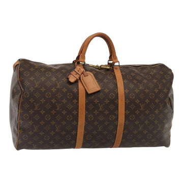 LOUIS VUITTON Monogram Keepall 60 Boston Bag M41422 LV Auth ki4765