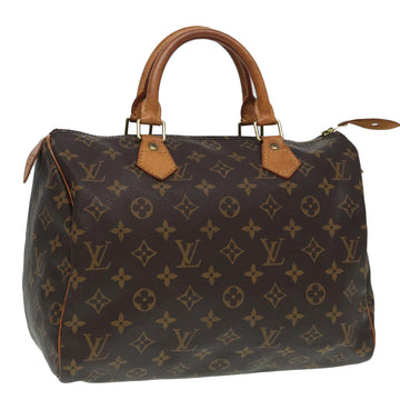 LOUIS VUITTON Monogram Speedy 30 Hand Bag M41526 LV Auth ki4773