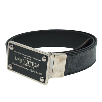 LOUIS VUITTON Damier Graphite Ceinture Amban Tour Belt M9632V LV Auth ki4850