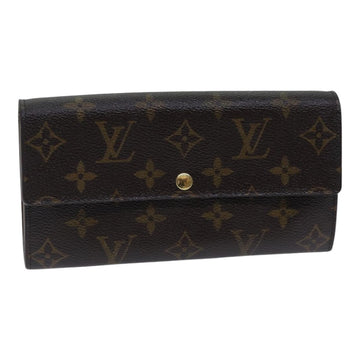 LOUIS VUITTON Monogram Portefeuille Sarah Long Wallet M61734 LV Auth ki4916