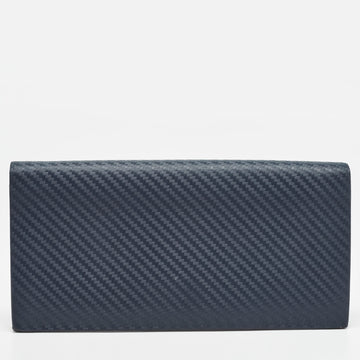 ALFRED DUNHILLAlfred  Navy Blue Leather Long Bifold Wallet