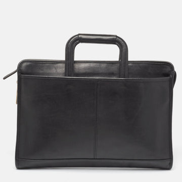 COACH Black Leather Briefcase