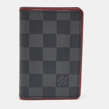 LOUIS VUITTON Bordeaux Damier Graphite Canvas Pocket Organizer